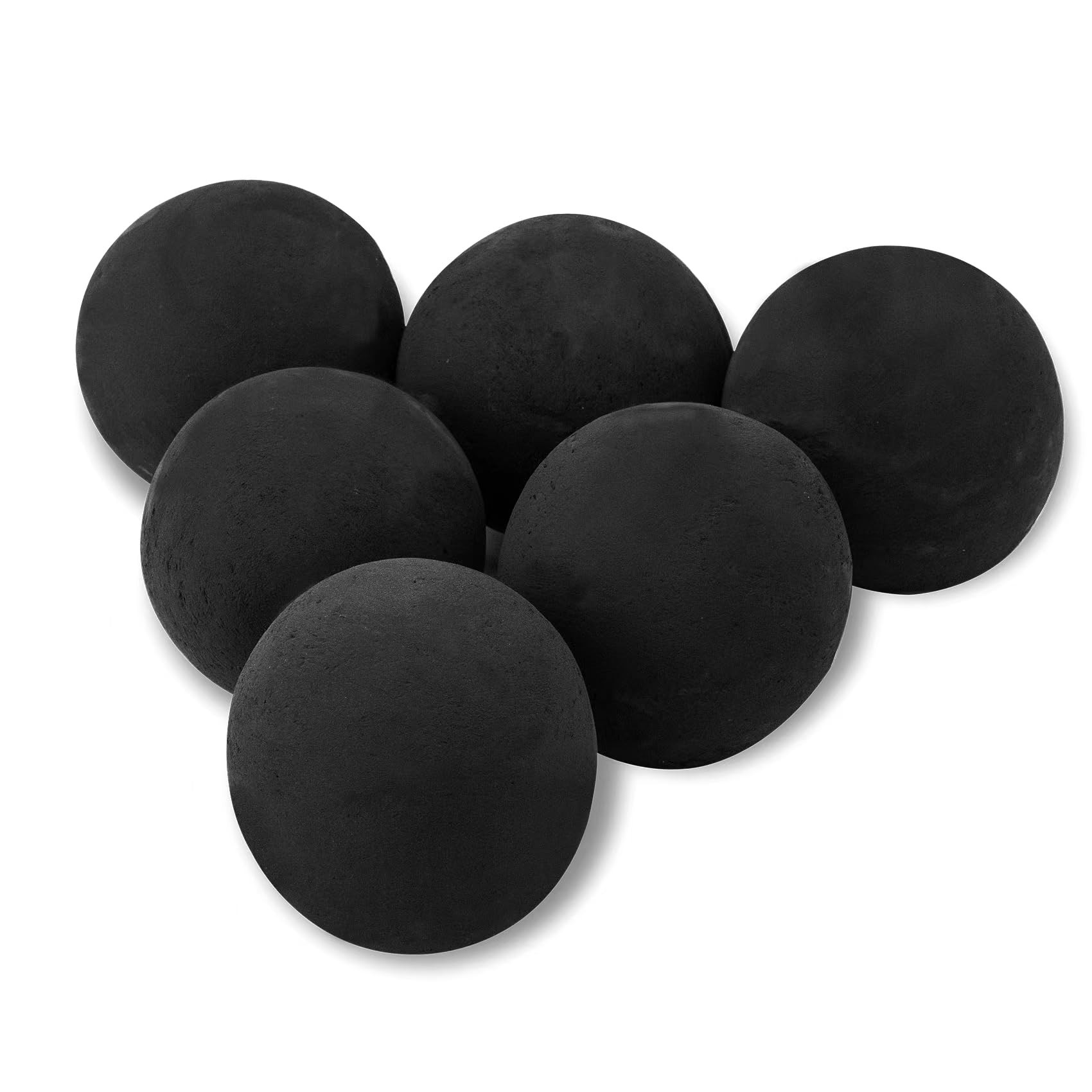 Skyflame Ceramic Fire Balls, Set of 6 Round Fire Stones Set for Indoor and Outdoor Fire Pits or F... | Amazon (US)