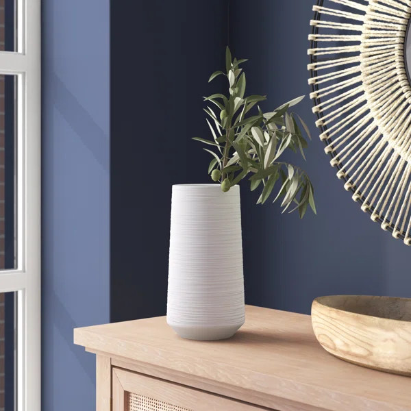 Kingsland Matte Porcelain Pear-Shaped Table Vase | Wayfair North America