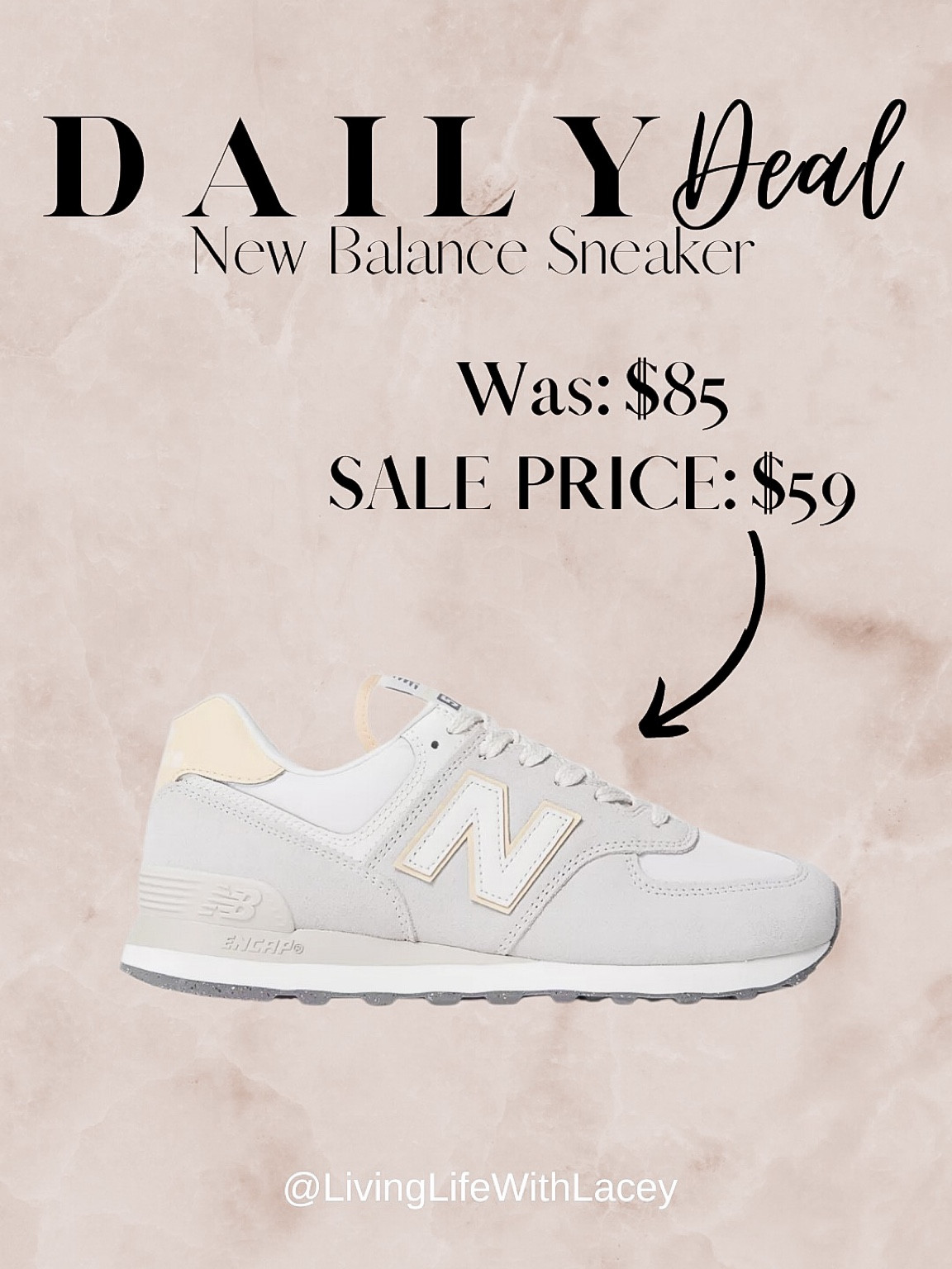 DAILY DEAL ‼️🚨: New Balance Sneaker! Currently 30% off! 

#activemoms #newbalance #sneakers #uo #dailydeal 

#LTKsalealert #LTKshoecrush #LTKunder50
