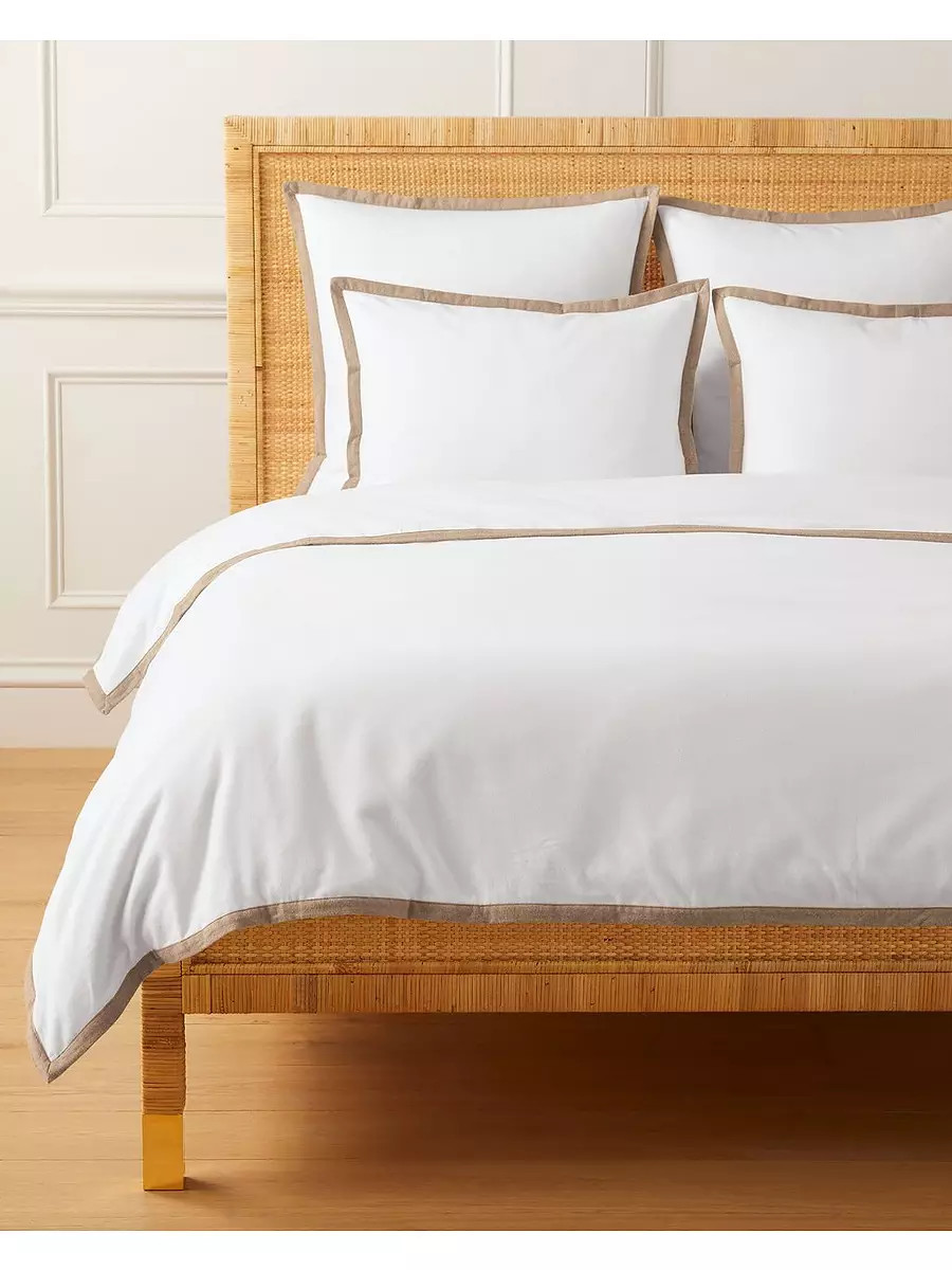 Belvedere  Brushed Cotton Duvet Cover | Serena and Lily