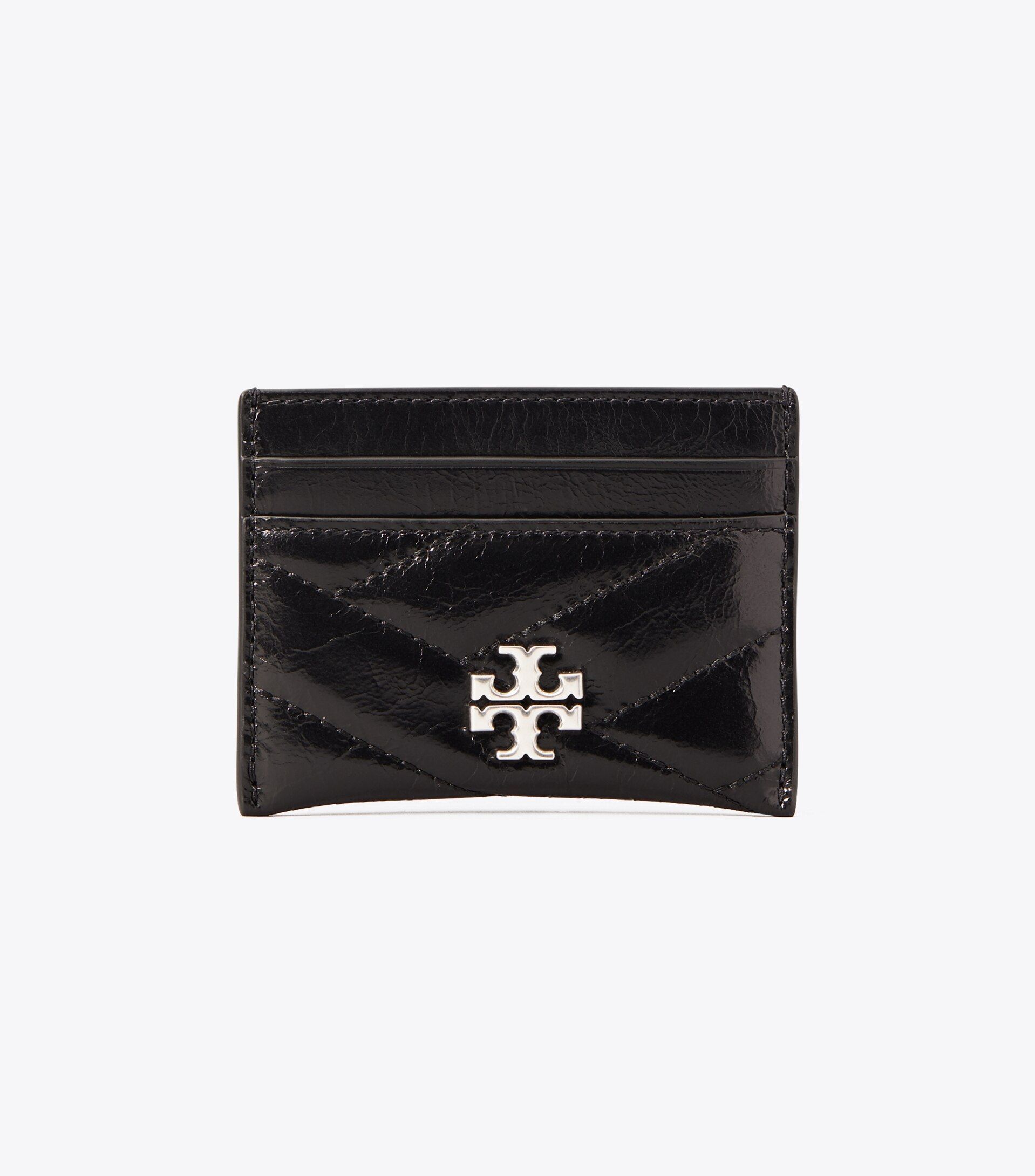 Kira Chevron Textured Card Case | Tory Burch (US)