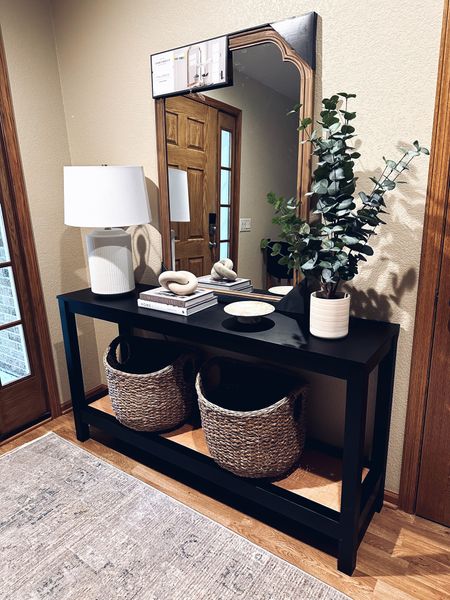 entryway table with decor--everything is from Target or Amazon 🖤



#LTKFind #LTKhome #LTKstyletip