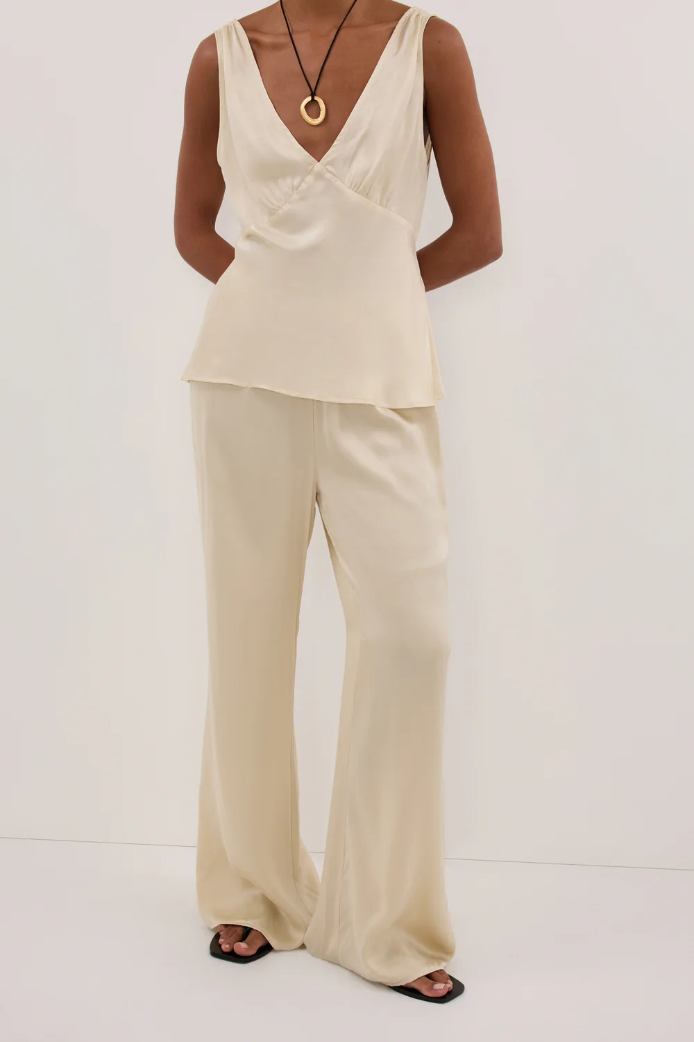 PIPPA STRAW SILK PANT | DISSH