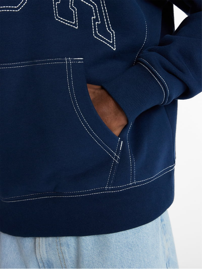 No Boundaries USA Hoodie with Embroidery, Men's XS-4XLT - Walmart.com | Walmart (US)