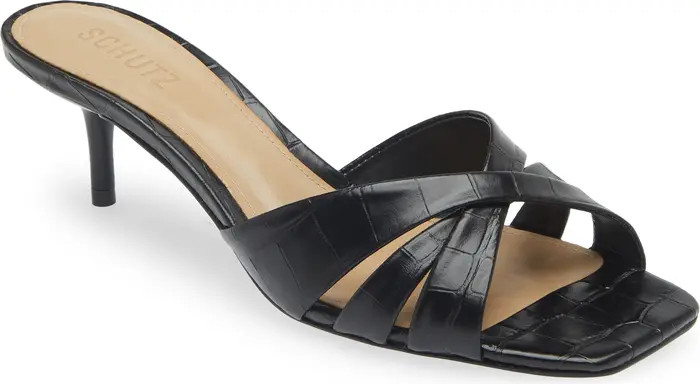 Schutz Keefa Kitten Heel Sandal (Women) | Nordstrom | Nordstrom