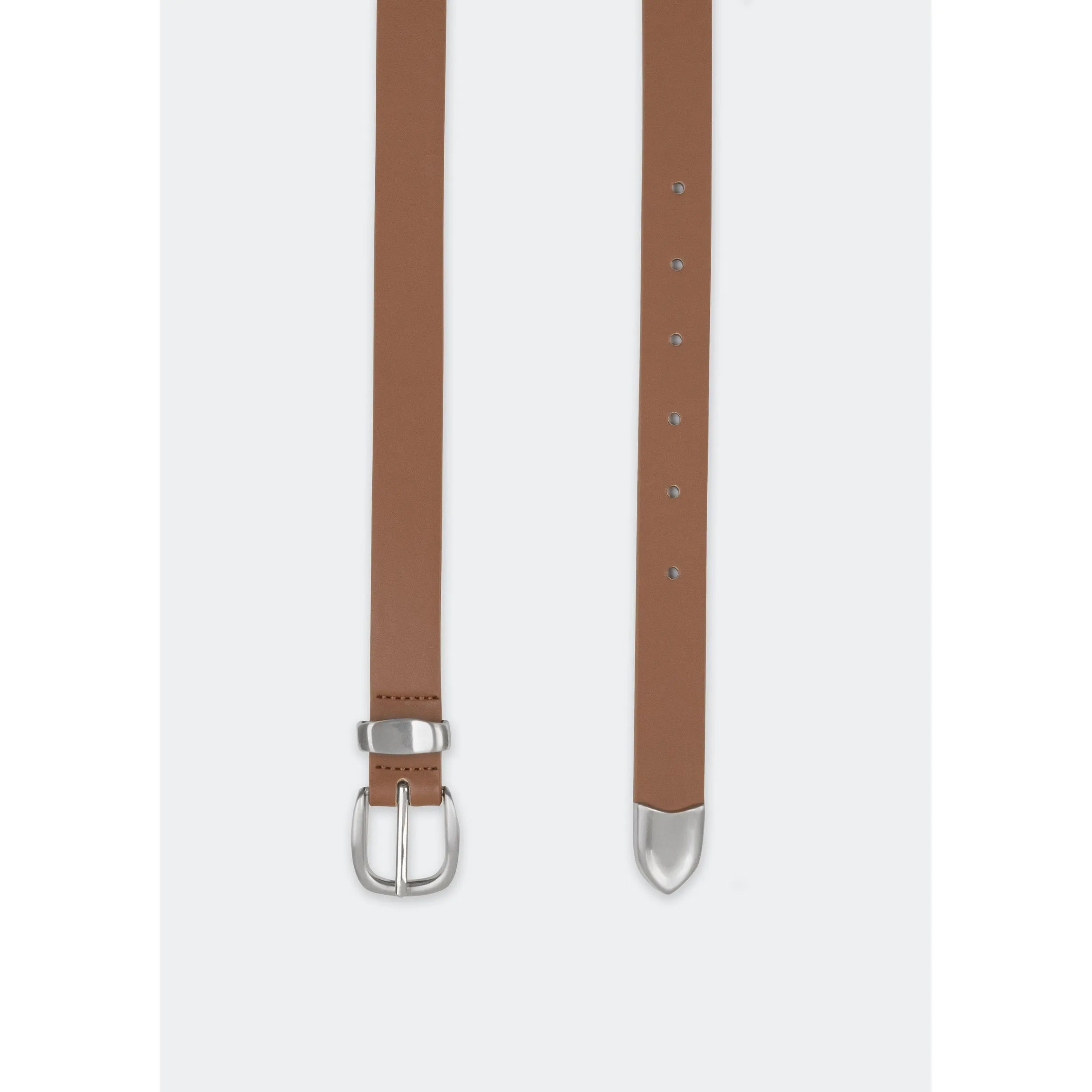 Cinto Feminino Fino Com Fivela - Marrom | Hering (BR)