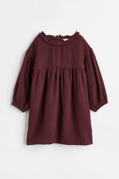 Balloon-sleeved Cotton Dress | H&M (US + CA)