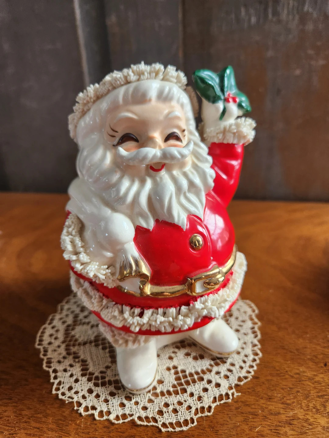 Vintage Spaghettiware Santa Bank Japan - Etsy | Etsy (US)