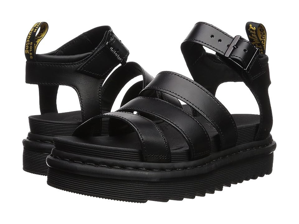 Dr. Martens Blaire Women's Sandals Black Brando : UK 8 (US Women's 10) M, Leather | Zappos