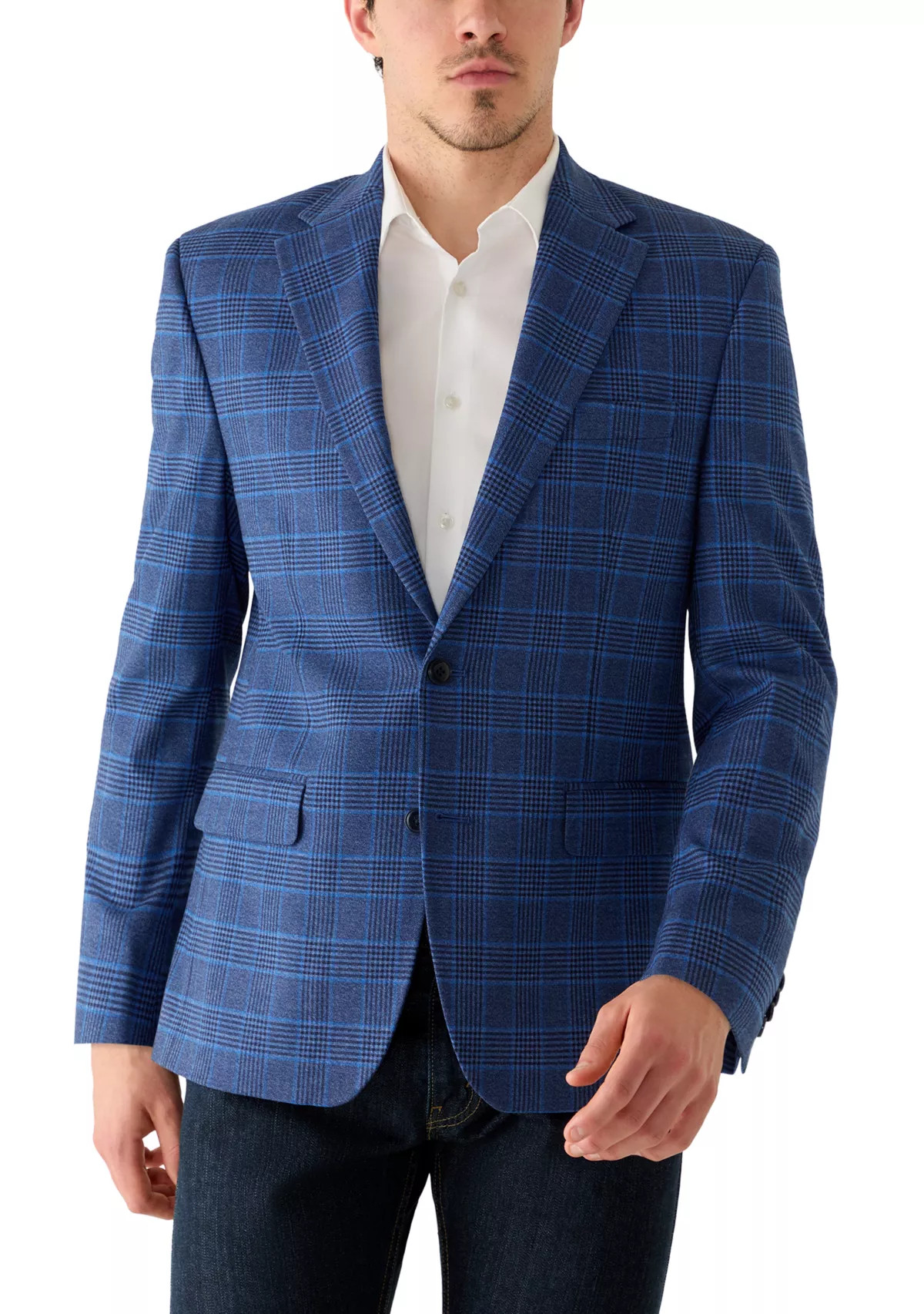 MICHAEL Michael KorsBlue Plaid Sport Coat | Belk