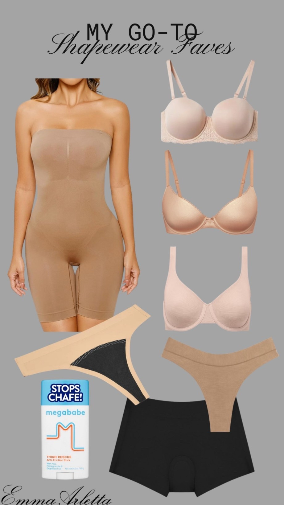 shapewear that I’m constantly reaching for 🫶🏼

Shapewear, underwear, bra, strapless bra, undergarments 

#LTKStyleTip #LTKPlusSize #LTKMidsize