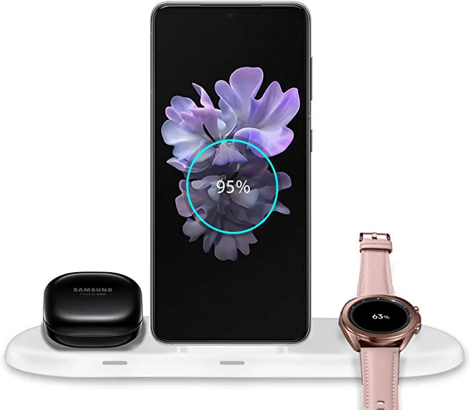 doeboe for Samsung Charging Station, 3 in 1 Samsung Wireless Charger for Samsung Galaxy Z Flip 3/... | Amazon (US)