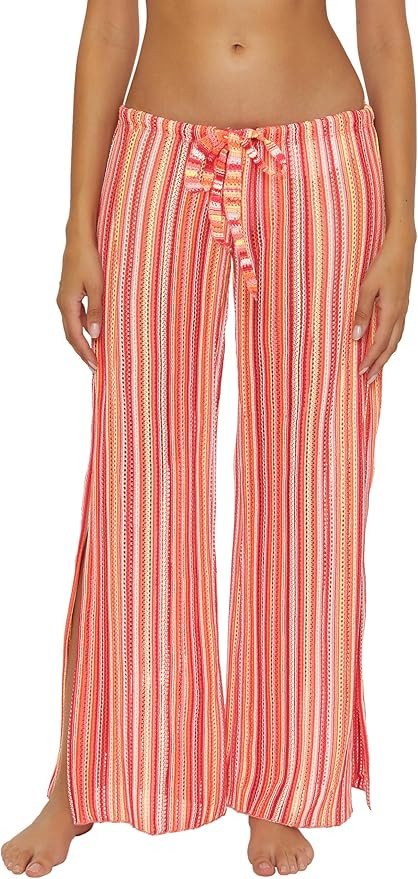 BECCA Seaside Harem Pants, Casual, Split Leg, Beach Cover Ups for Women | Amazon (US)