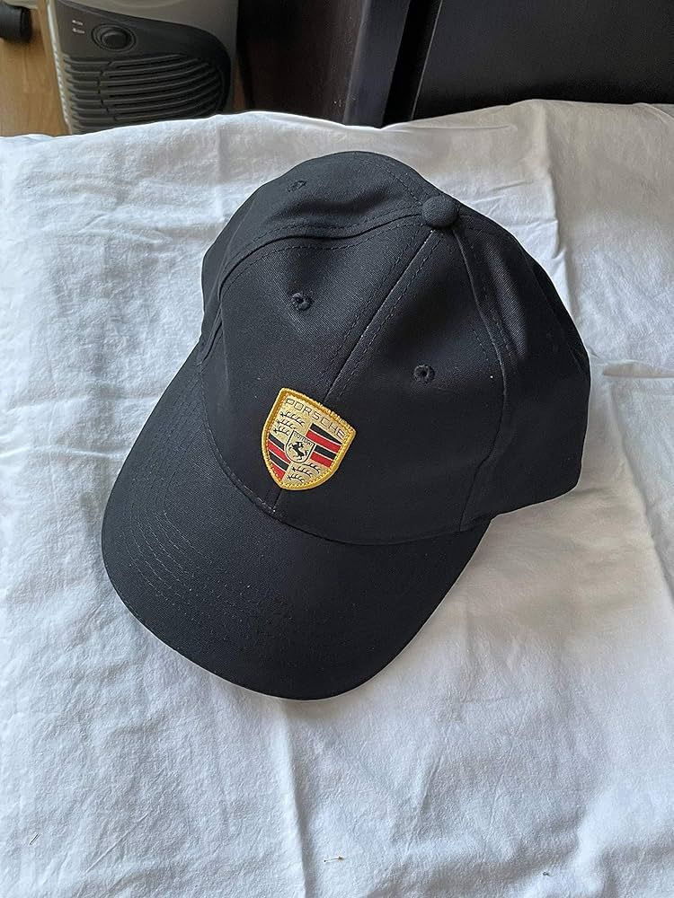 Porsche Black Crest Logo Cap, Official Licensed | Amazon (US)