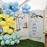 Winnie-The-Pooh Balloon Garland Kit | Arch, Baby Shower Decorations, First Birthday, Pastel Balloons, Matte Colors | Etsy (US)