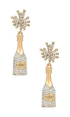 BaubleBar Just a Prosecco Earrings in Gold from Revolve.com | Revolve Clothing (Global)
