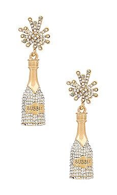 BaubleBar Just a Prosecco Earrings in Gold from Revolve.com | Revolve Clothing (Global)