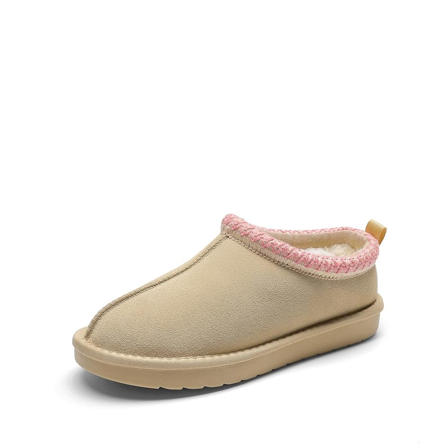 DREAM PAIRS Women's Fuzzy Cozy Slippers Genuine Suede Indoor Outdoor Fluffy Home Comfy Winter Sli... | Amazon (US)