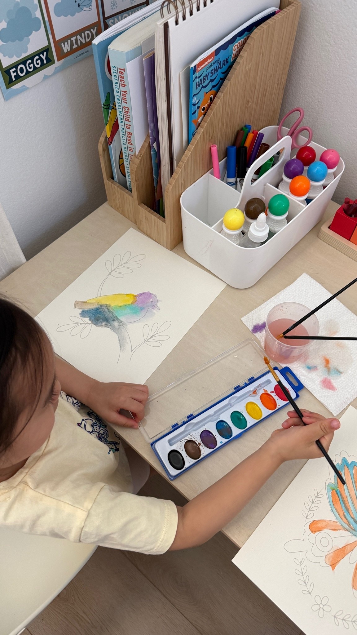 watercolor painting! my toddler loves these pages to color! #watercolor #toddlerfinds #toddleractivities #toddlermom #momlife

#LTKmomlife #LTKHome #LTKKids
