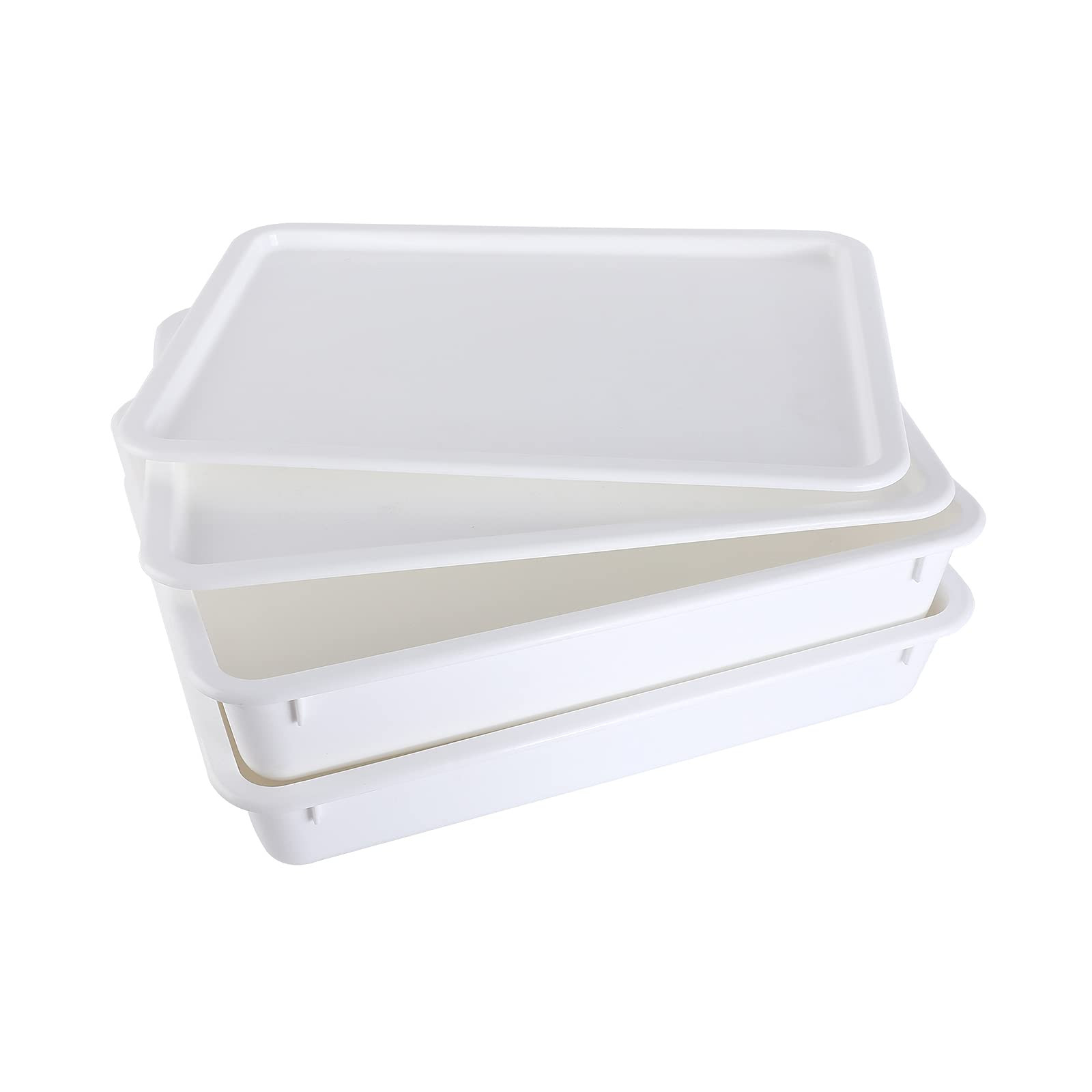 GSM Brands Pizza Dough Proofing Box - Stackable Commercial Quality Trays with Covers (17.25 x 13 ... | Amazon (US)