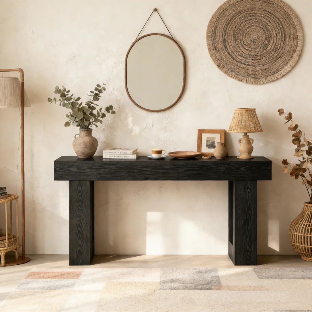 Wooden Sofa Console Table For Entryway | Wayfair North America
