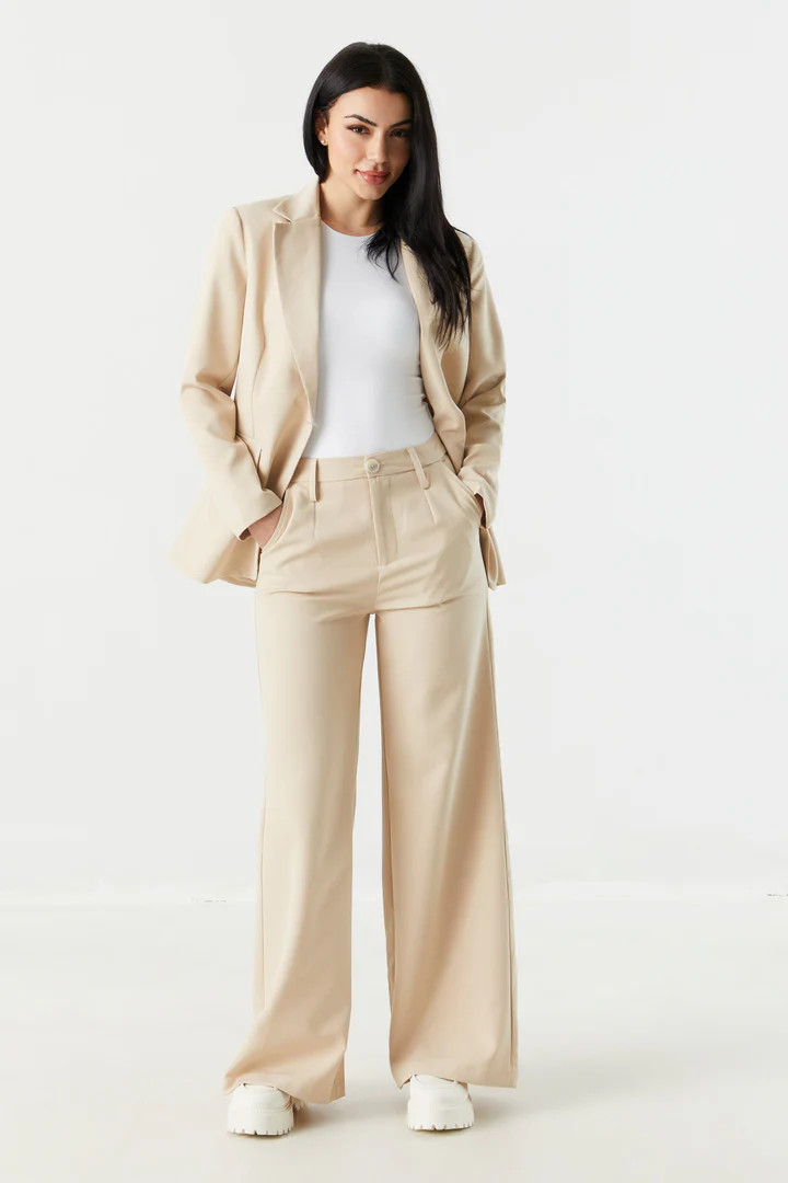 Wide Leg Casual Dress Pant | Urban Planet