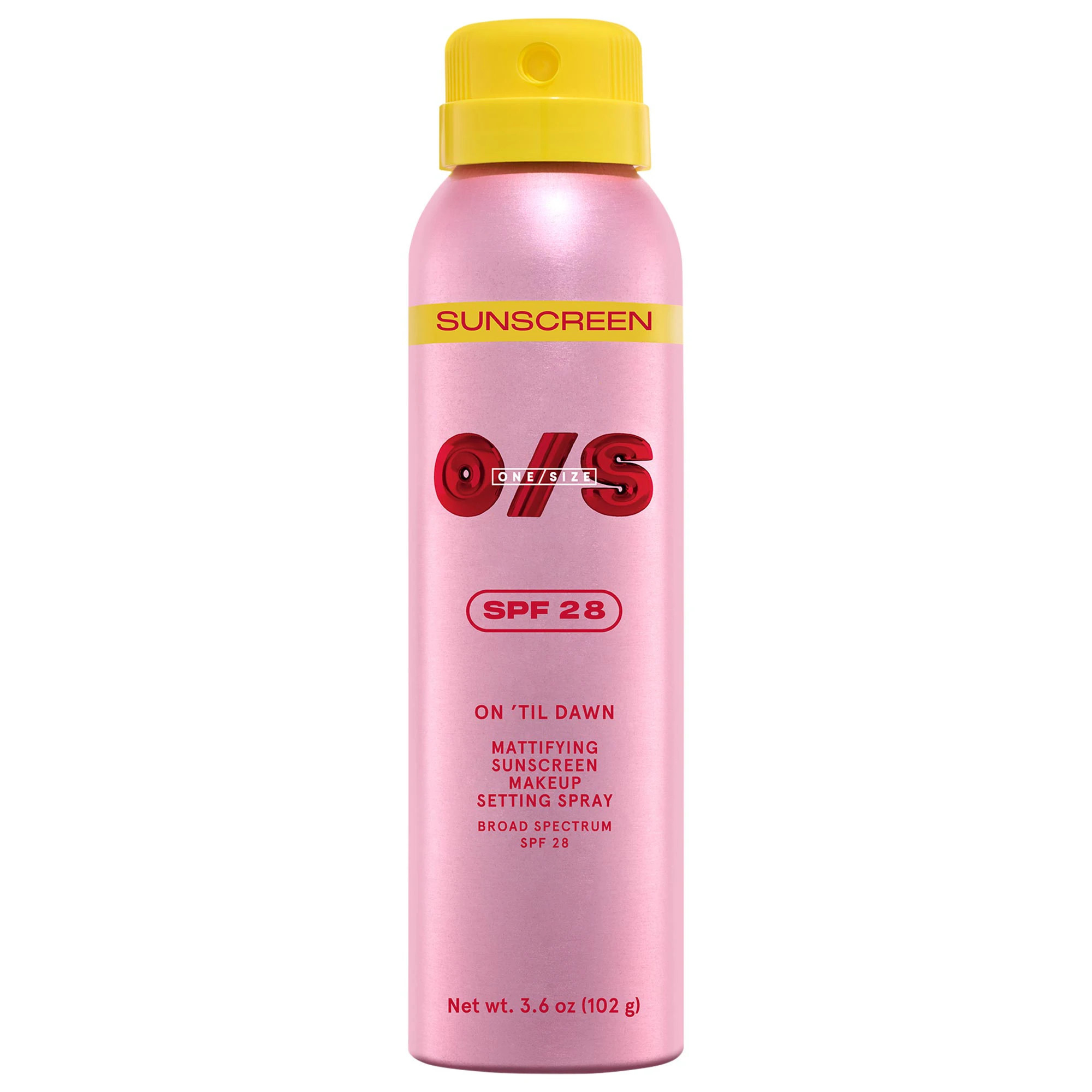 ONE/SIZE by Patrick Starrr On 'Til Dawn Mattifying Sunscreen Makeup Setting Spray SPF 28 3.6 oz/142 mL | Sephora (US)