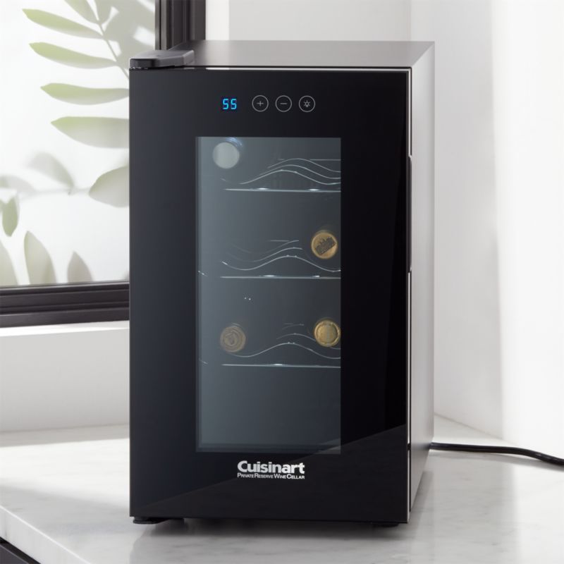 Cuisinart Private Reserve 8-Bottle Wine Cellar + Reviews | Crate and Barrel | Crate & Barrel