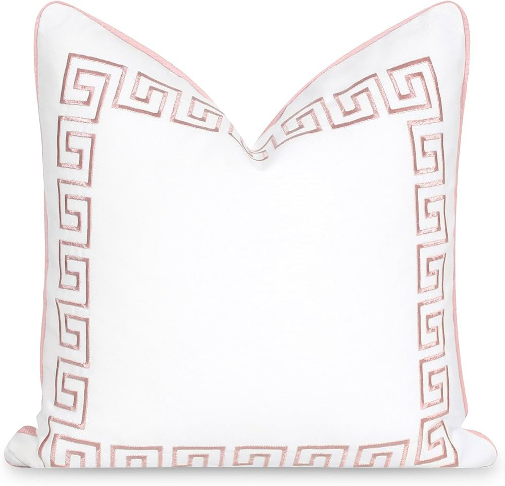 Hofdeco Premium Coastal Patio Indoor Outdoor Throw Pillow Cover Only, 20"x20" Water Repellent for... | Amazon (US)