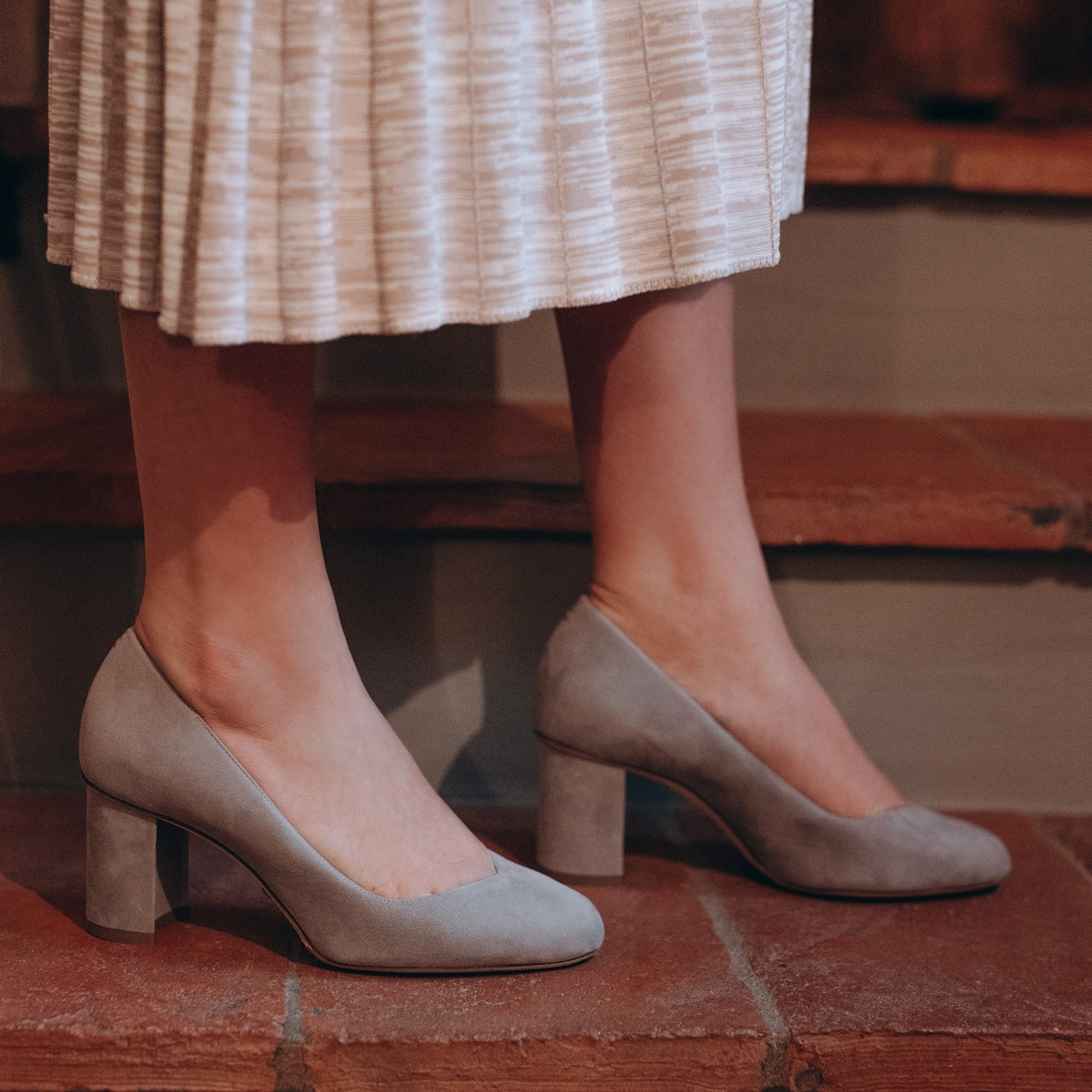 Perfect Round Toe Pump 70 | Sarah Flint