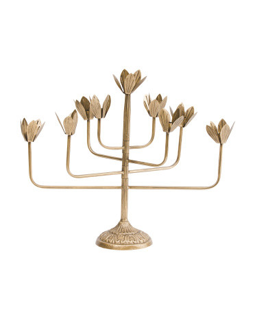 6.5x24x18.5 9 Arm Iron Candelabra | TJ Maxx
