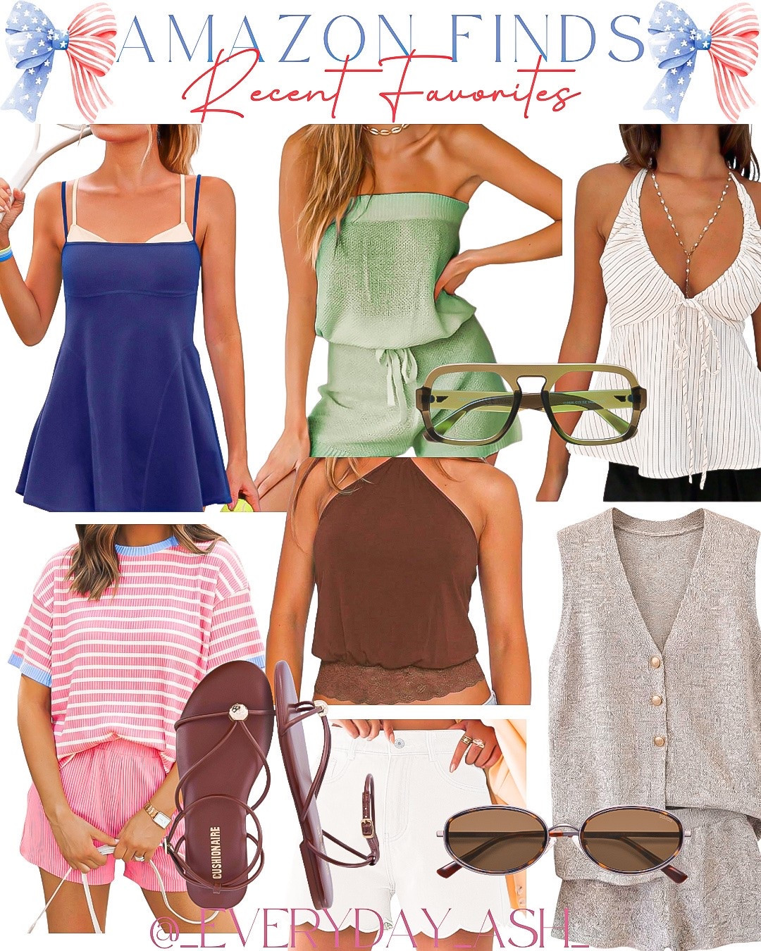 Amazon // recent favorites 💚☀️

Amazon fashion , summer fashion, activewear, romper, two piece set, vacation outfits, sunglasses, sandals

#LTKgrwm #LTKootd #LTKTravel