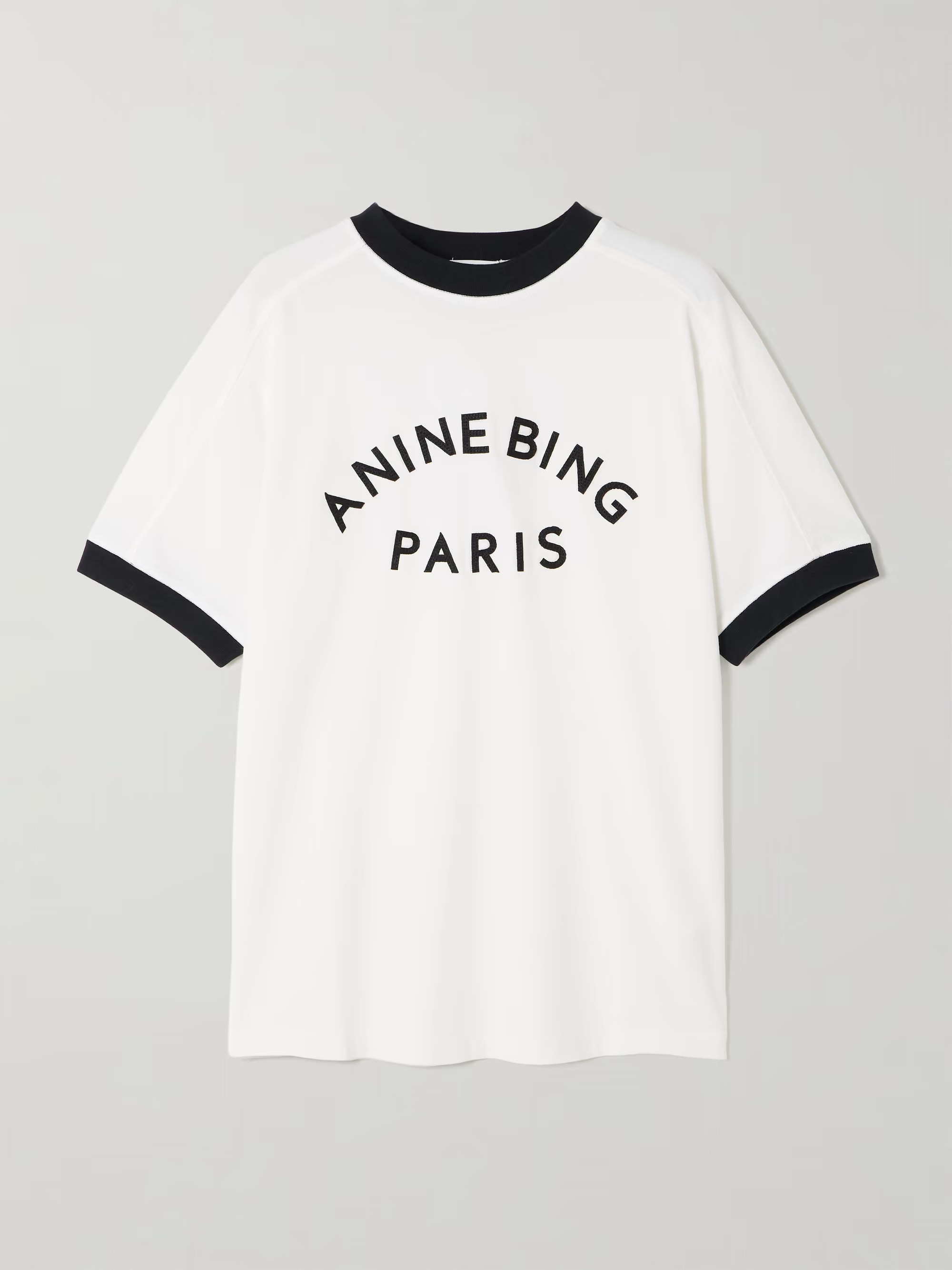 Jaylin appliquéd cotton-jersey T-shirt | NET-A-PORTER APAC