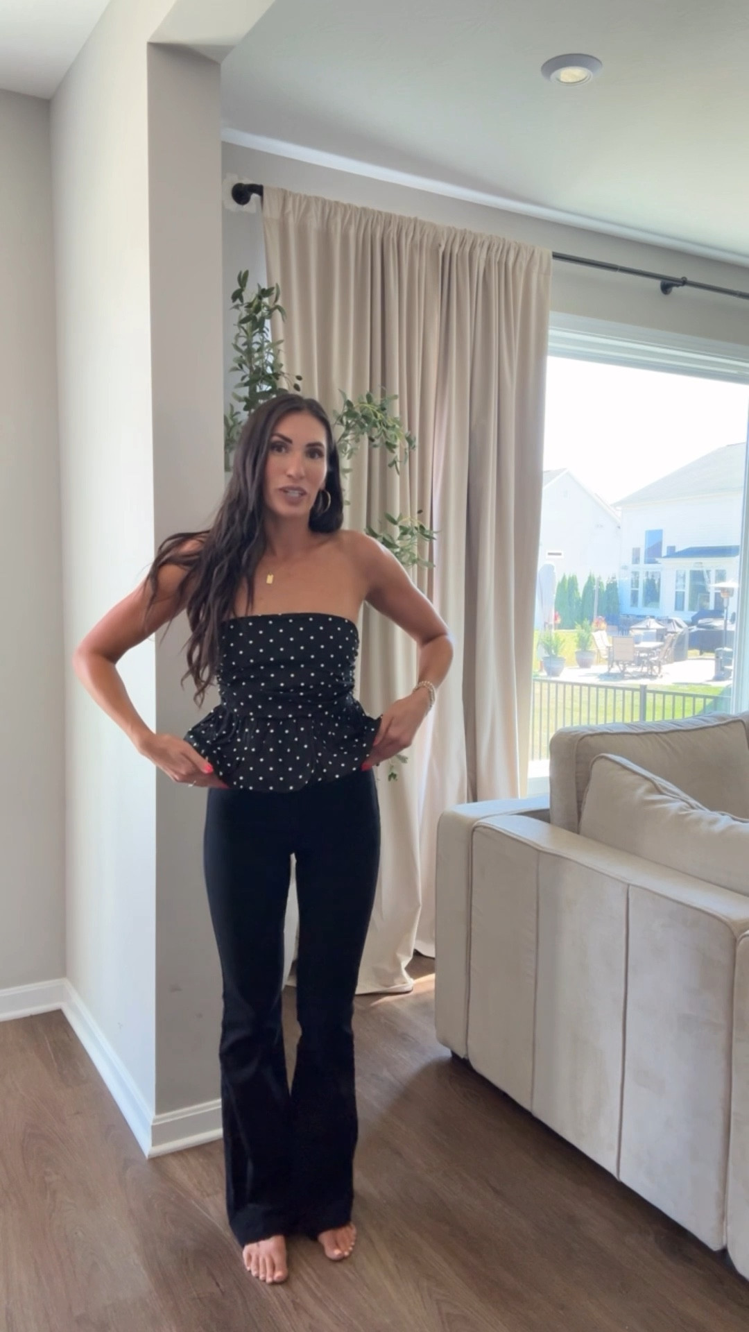 Walmart date night look
Polka dot top, how cute! And $12?! Wearing a small
Wearing a size 4 long in these jeans 
Linking my recent haul! 🖤

#LTKStyleTip #LTKParties #LTKFindsUnder50