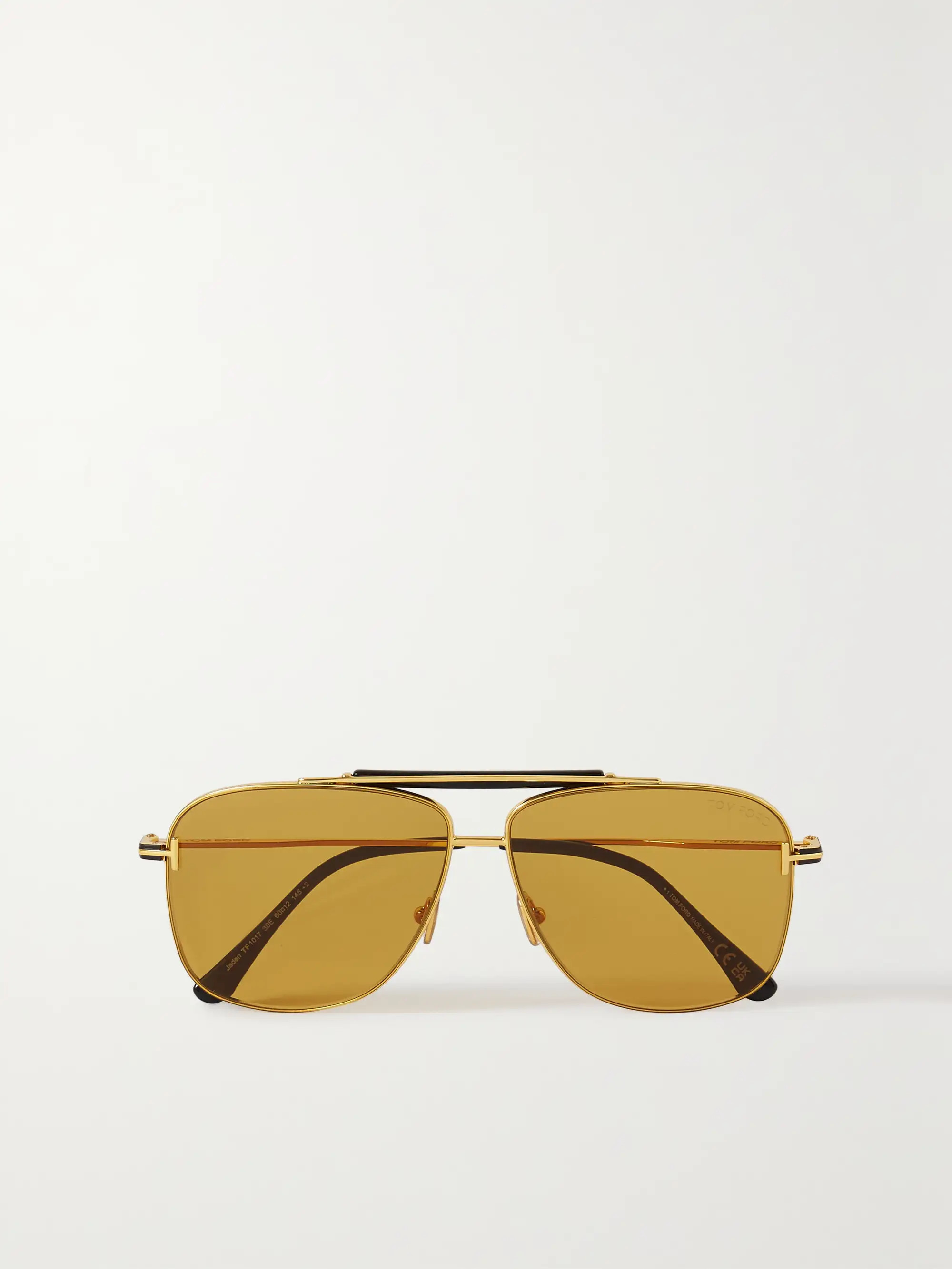 Jaden aviator-style gold-tone sunglasses | NET-A-PORTER (UK & EU)