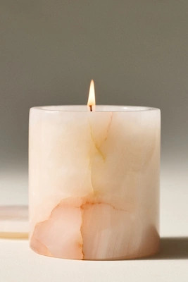 Poured New York City Fresh Bicoastal Lidded Stone Candle | Anthropologie (US)