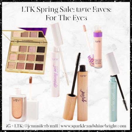 Tarte beauty products for the eyes faves! And they are all on sale 

#LTKfindsunder50 #LTKbeauty #LTKSpringSale