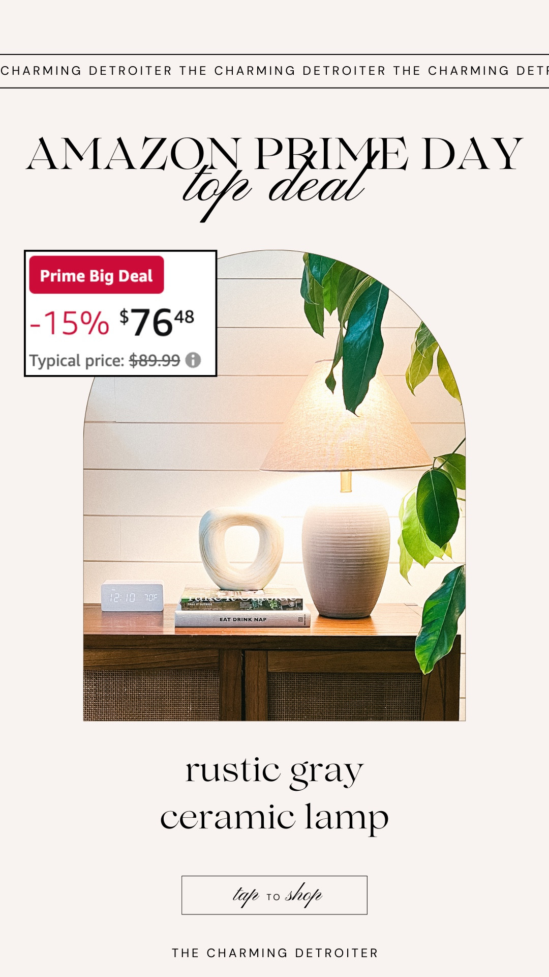 Ceramic gray stone lamps with tapered lampshade, Amazon prime day

#LTKHome #LTKxPrimeDay #LTKFindsUnder100