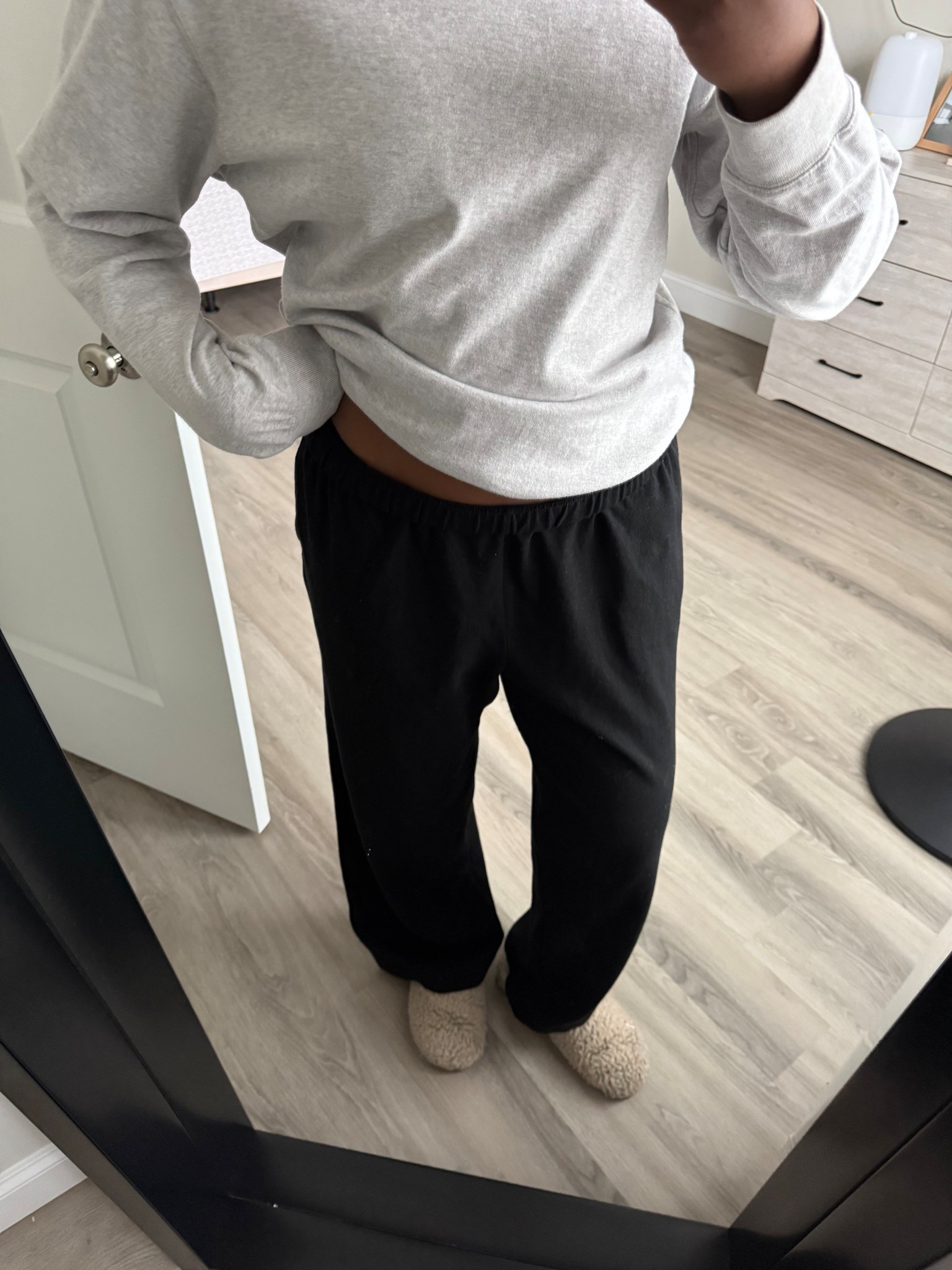 grabbed a size L Tall but i definitely should have sized down ! Also i grabbed black but these are brown🤎

#LTKTall #LTKootd #LTKgrwm