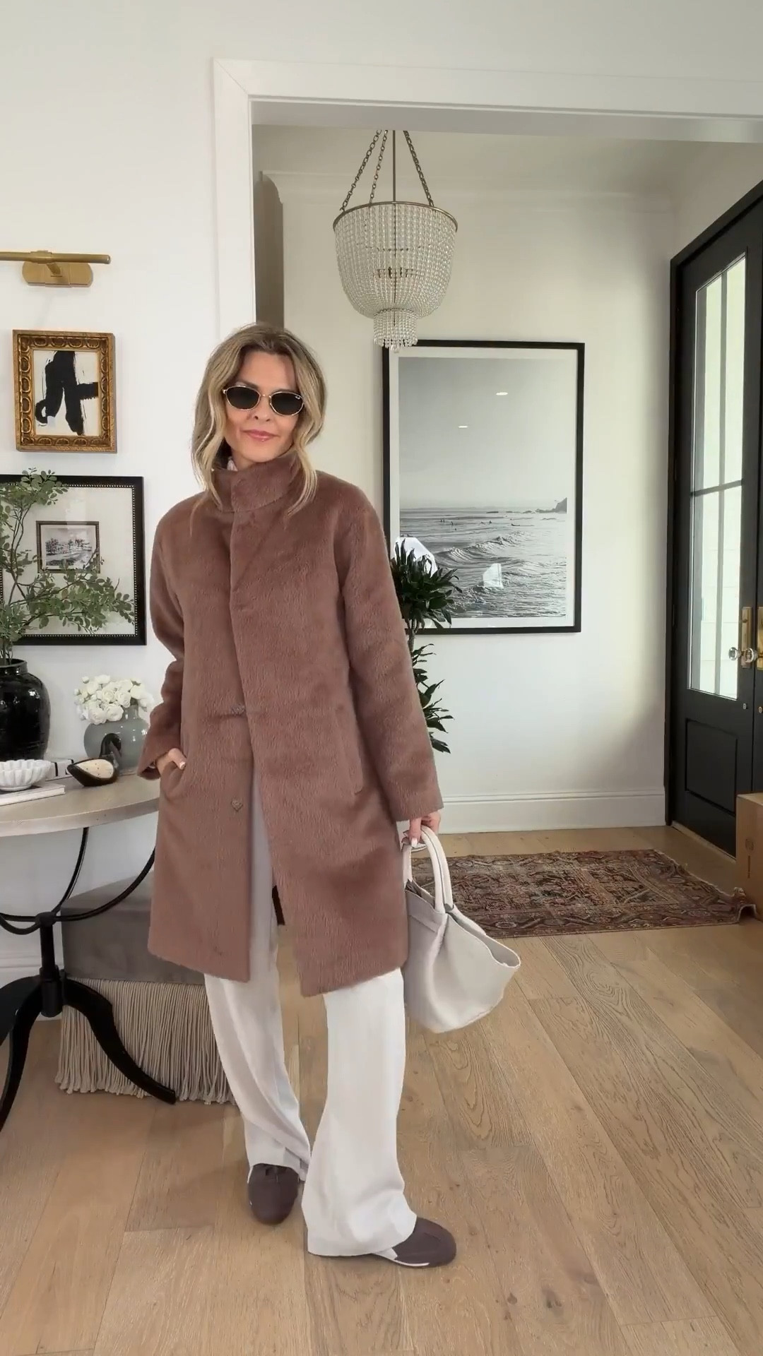 Elevated but with sneakers! 
I’m 5’6”
Spanx AirEssentials top sz Small, bottoms XS Reg-don’t miss the 30% off sale price on selected colors now! 
-Madewell ribbed turtleneck 
-Quince vest sz S 
-Quince crepe pant I size up 1 size. 
-sneakers TTS 
-Quince coat sz XS 

#LTKootd #LTKgrwm #LTKOver40