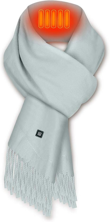 Electric Heated Scarf Women USB Heating Scarf with Neck Heating Pad Washable Shawl Soft Warm Neck... | Amazon (US)