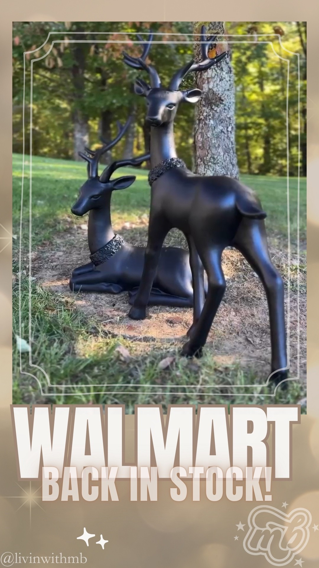 My beautiful blow mold deer from Walmart that you all LOVED last year, are back in stock!! 🤩

#LTKHome #LTKStyleTip #LTKSeasonal
