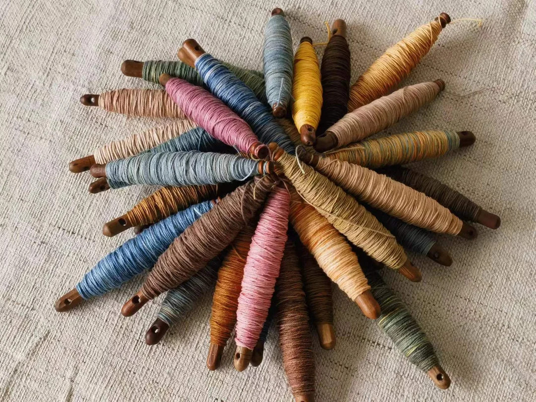 150m Botanic Natural Dyed Sashiko Thread Plant Hand Dyed Yarn Embroidery Threads - Etsy | Etsy (US)