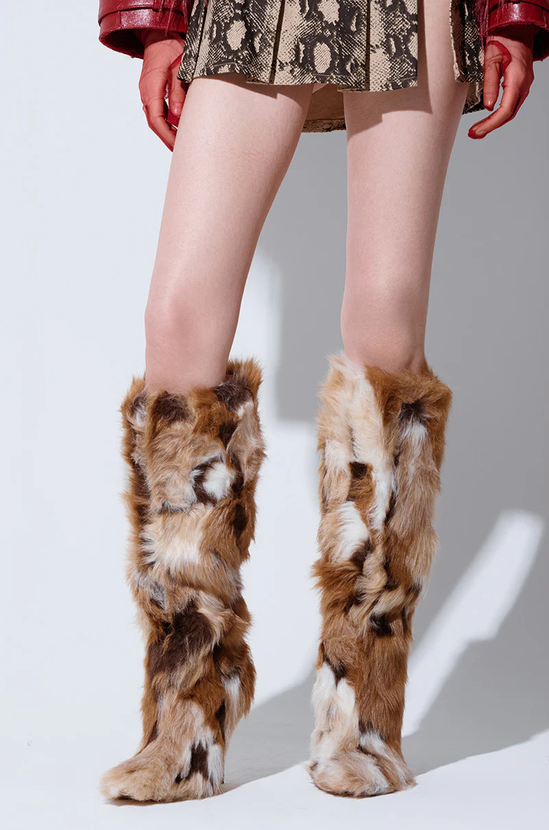 AZALEA WANG UPSETTER MULTI FURRY BOOT | AKIRA