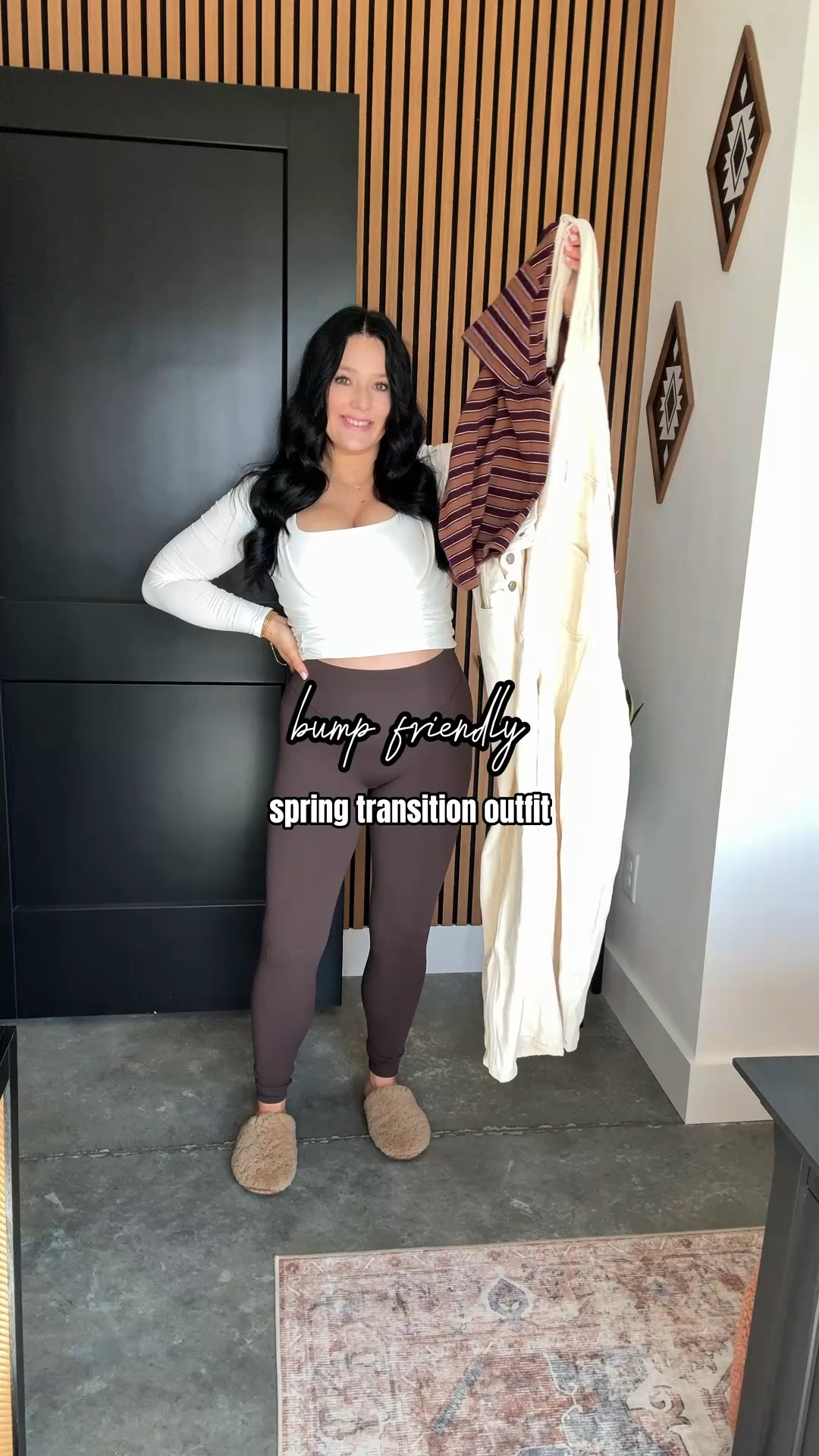 Bump Friendly Spring Transition Outfit 🤍

Striped Tee - xs (super stretchy)
Overalls - medium (sized up one for the bump!)

Love this simple look for spring! It works well with my almost 33 week bump, and these overalls are something I could easily style postpartum as well! 👏🏼 Paired this off white denim pair with a burgundy striped tee, my burgundy baseball hat & my platform checkered vans for a casual cool spring look. ⚡️



#LTKootd #LTKBump #LTKgrwm