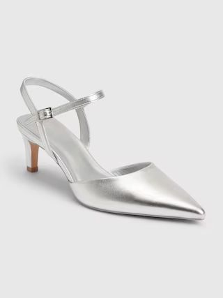 Metallic Pointy Heels | Gap (US)