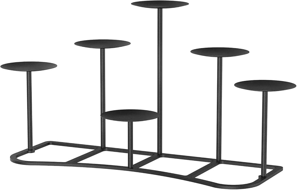 smtyle Christmas DIY 6 Fireplace Candle Candelabra Candleholder Mantle Decor for Flameless or Wax... | Amazon (US)