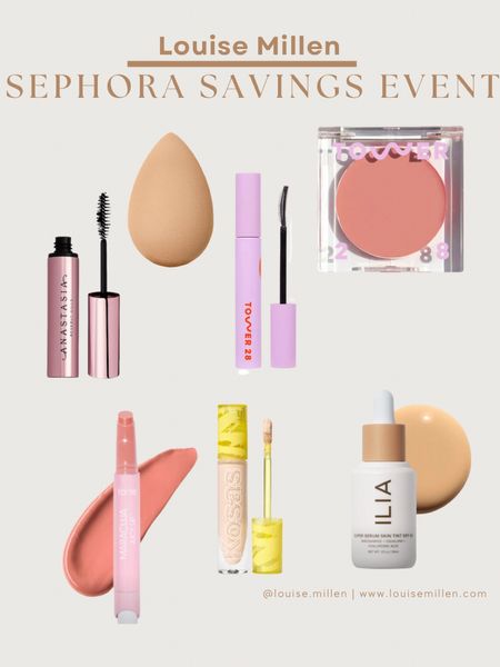 Sephora savings event. My fav makeup - beauty blender - brow gel - mascara - foundation - cream blush 

#LTKbeauty #LTKGiftGuide #LTKsalealert