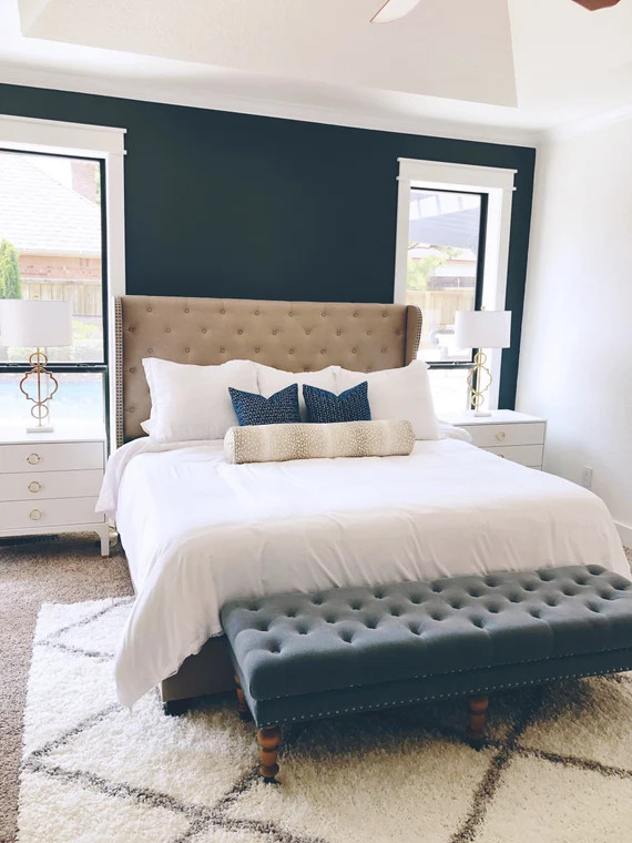 King Size Bed Bolster - Vern Yip Antelope Fawn Linen Bolster Pillow Cover | Etsy (US)