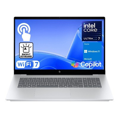 HP OmniBook 7 Laptop, 17.3" FHD Touch, Intel Core Ultra 7, Intel Arc 140V, 32GB RAM, 1TB SSD, Wi-Fi 7, Windows 11 Home, Silver | Target